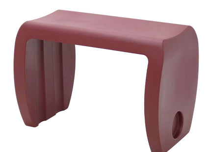 Tramontina Vira Polyethylene Side Table/Stool (Burgundy)