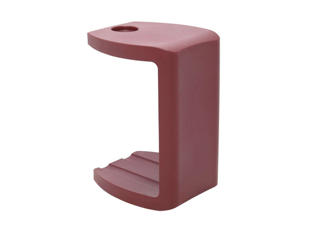 Tramontina Vira Polyethylene Side Table/Stool (Burgundy)