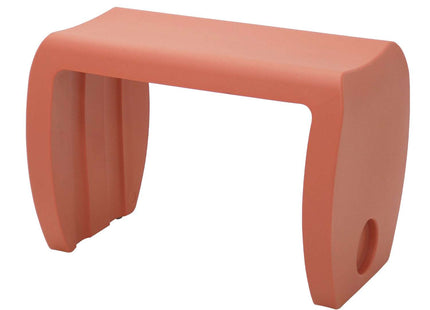 Tramontina Vira Polyethylene Side Table/Stool (Orange)