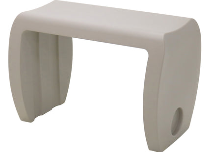 Tramontina Vira Polyethylene Side Table/Stool (Grey) - Tramontina Store