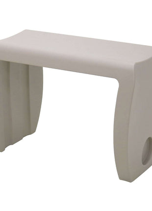 Tramontina Vira Polyethylene Side Table/Stool (Grey) - Tramontina Store UK