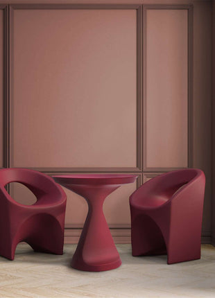 Tramontina Salut Polyethylene Coffee Table (Burgundy) - Tramontina Store UK