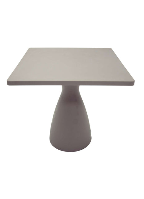 Tramontina Flut Polyethylene Square Table (Grey)