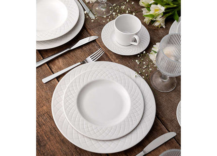 Tramontina Ingrid 12 Pcs. Fine Porcelain Plate Set