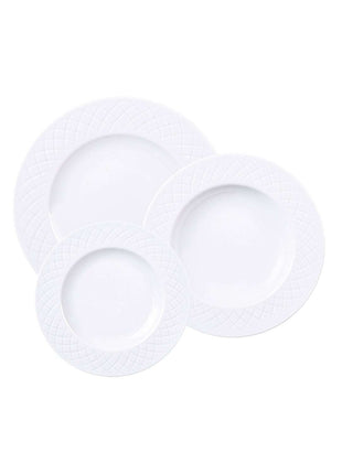 Tramontina Ingrid 12 Pcs. Fine Porcelain Plate Set - Tramontina Store UK