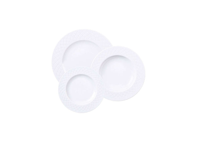 Tramontina Ingrid 12 Pcs. Fine Porcelain Plate Set