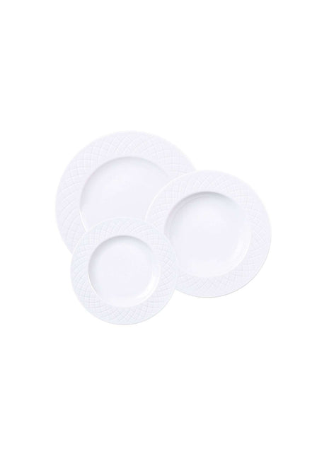 Tramontina Ingrid 12 Pcs. Fine Porcelain Plate Set - Tramontina Store UK