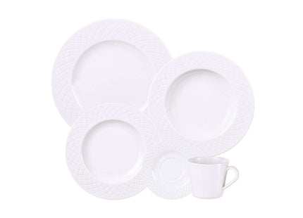 Tramontina Ingrid 20 Pcs. Fine Porcelain Dinner Set