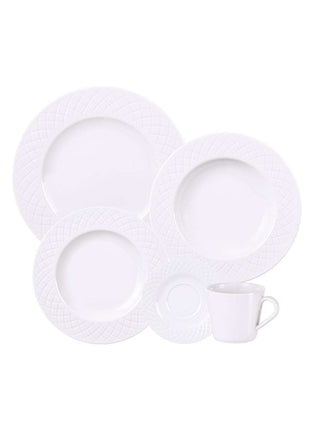 Tramontina Ingrid 20 Pcs. Fine Porcelain Dinner Set - Tramontina Store UK