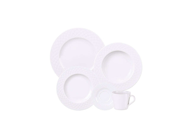 Tramontina Ingrid 20 Pcs. Fine Porcelain Dinner Set