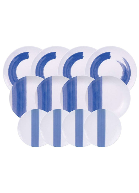 Tramontina Soho 12 Pcs. Fine Porcelain Plate Set - Tramontina Store UK
