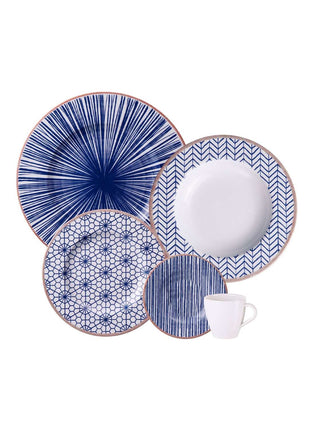 Tramontina Abstratta 20 Pcs. Fine Porcelain Dinner Set - Tramontina Store UK