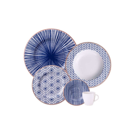 Tramontina Abstratta 20 Pcs. Fine Porcelain Dinner Set - Tramontina Store UK