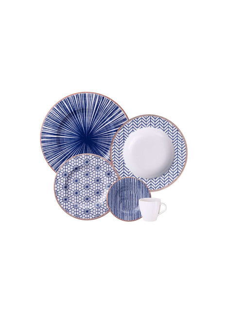 Tramontina Abstratta 20 Pcs. Fine Porcelain Dinner Set - Tramontina Store UK