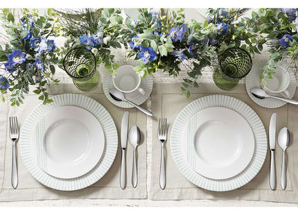 Tramontina Monocroma 12 Pcs. Fine Porcelain Plate Set