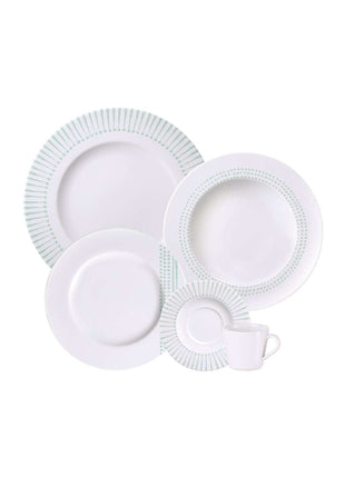 Tramontina Monocroma 20 Pcs. Fine Porcelain Dinner Set - Tramontina Store UK