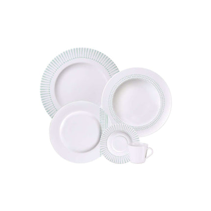 Tramontina Monocroma 20 Pcs. Fine Porcelain Dinner Set - Tramontina Store UK