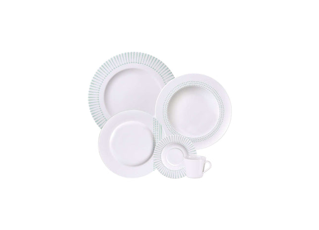 Tramontina Monocroma 20 Pcs. Fine Porcelain Dinner Set