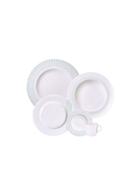 Tramontina Monocroma 20 Pcs. Fine Porcelain Dinner Set - Tramontina Store UK