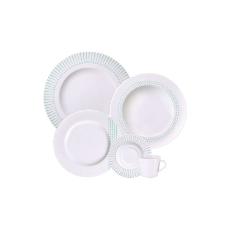 Tramontina Monocroma 20 Pcs. Fine Porcelain Dinner Set - Tramontina Store UK