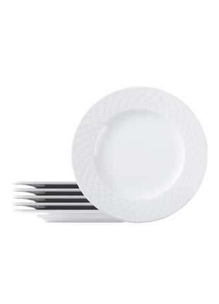 Tramontina Ingrid 6 Pcs. Fine Porcelain Dinner Plate Set 27 cm - Tramontina Store UK
