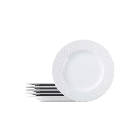 Tramontina Ingrid 6 Pcs. Fine Porcelain Dinner Plate Set 27 cm - Tramontina Store UK