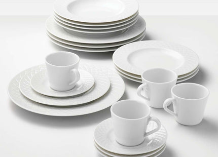 Tramontina Ingrid 6 Pcs. Fine Porcelain Side Plate Set 21 cm