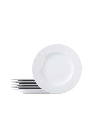 Tramontina Ingrid 6 Pcs. Fine Porcelain Side Plate Set 21 cm - Tramontina Store UK