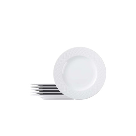 Tramontina Ingrid 6 Pcs. Fine Porcelain Side Plate Set 21 cm - Tramontina Store UK
