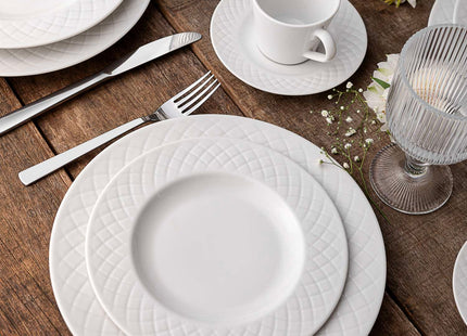 Tramontina Ingrid 6 Pcs. Fine Porcelain Side Plate Set 21 cm