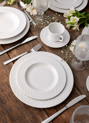Tramontina Ingrid 6 Pcs. Fine Porcelain Side Plate Set 21 cm - Tramontina Store UK