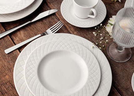 Tramontina Ingrid 6 Pcs. Fine Porcelain Deep Plate Set 23 cm