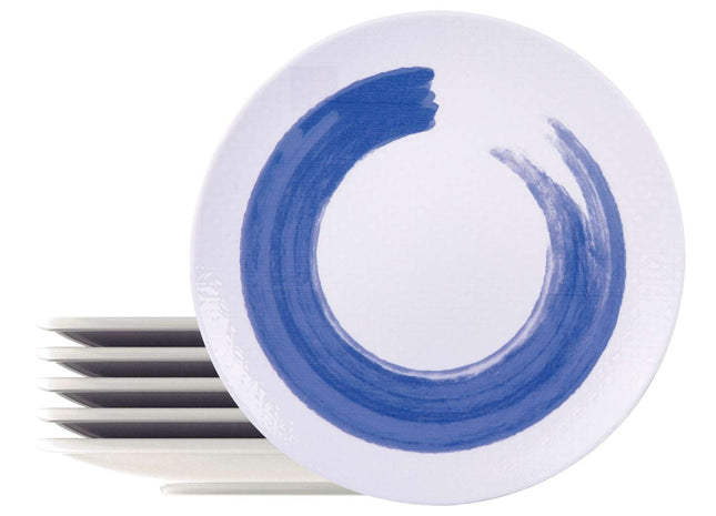 Tramontina Soho 6 Pcs. Fine Porcelain Dinner Plate Set 28 cm