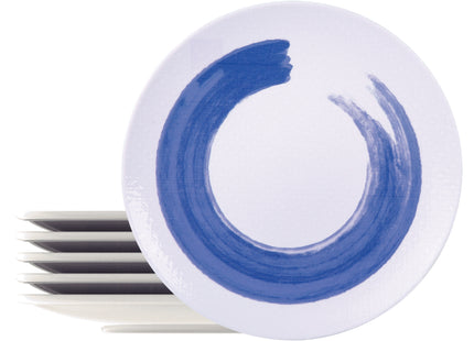 Tramontina Soho 6 Pcs. Fine Porcelain Dinner Plate Set 28 cm