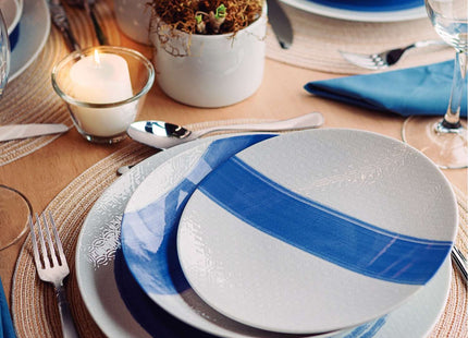 Tramontina Soho 6 Pcs. Fine Porcelain Dinner Plate Set 28 cm