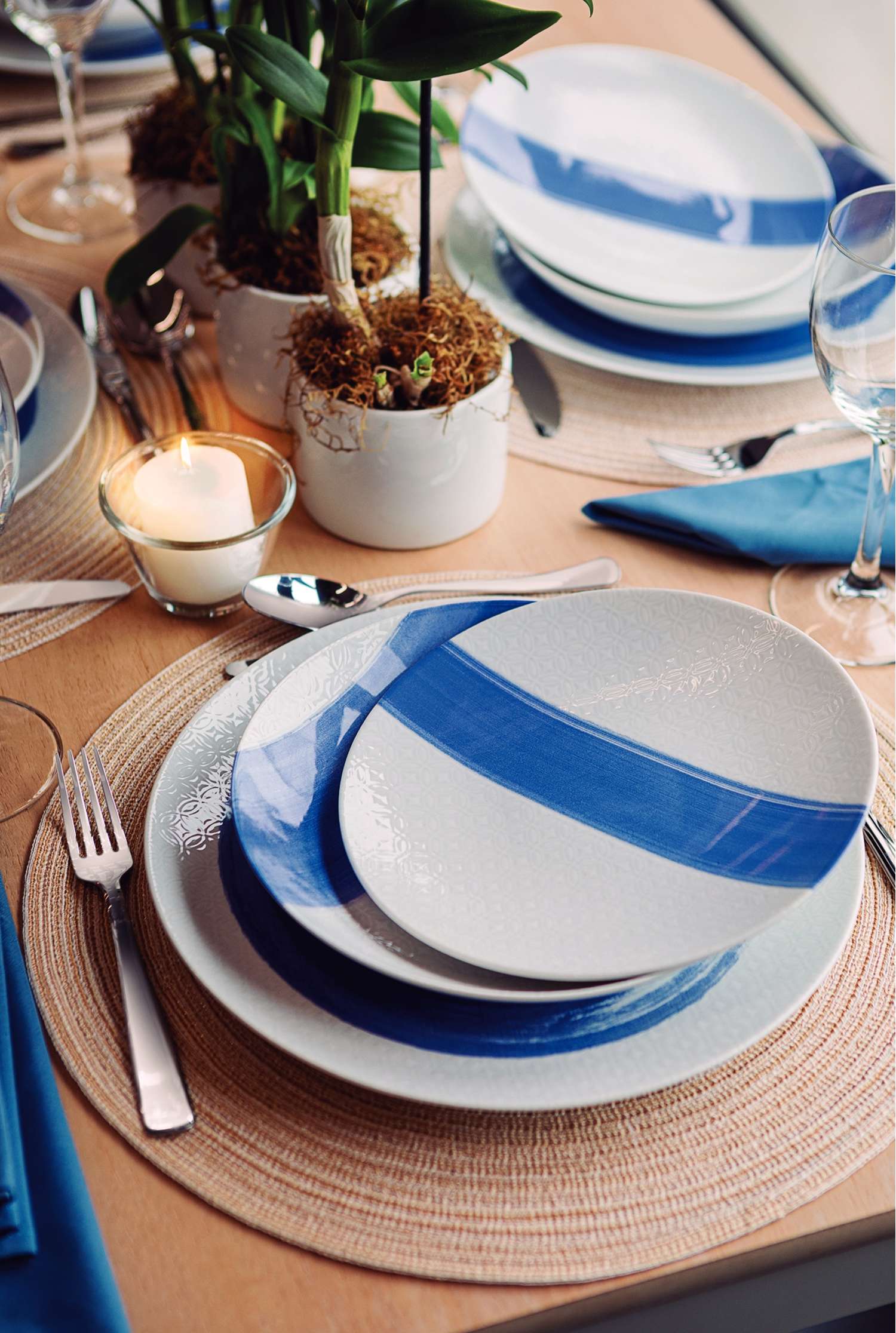 Tramontina Soho Fine Porcelain Dinner Plate Set 28 cm