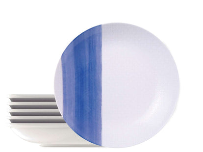 Tramontina Soho 6 Pcs. Fine Porcelain Deep Plate Set 22 cm