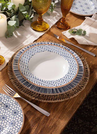 Tramontina Abstratta 6 Pcs. Fine Porcelain Side Plate Set 21 cm - Tramontina Store UK