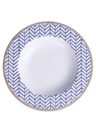 Tramontina Abstratta 6 Pcs. Fine Porcelain Deep Plate Set 23 cm - Tramontina Store UK