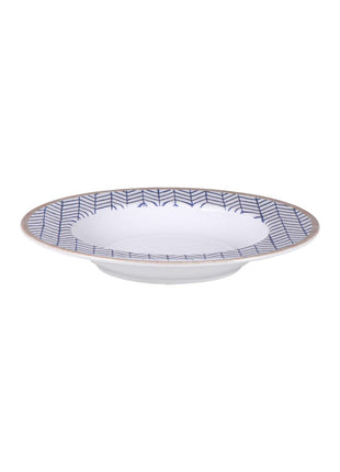 Tramontina Abstratta 6 Pcs. Fine Porcelain Deep Plate Set 23 cm - Tramontina Store UK