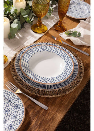 Tramontina Abstratta 12 Pcs. Fine Porcelain Dinner Set - Tramontina Store UK