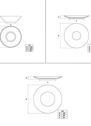 Tramontina Soho 12 Pcs. Fine Porcelain Dinner Set - Tramontina Store UK