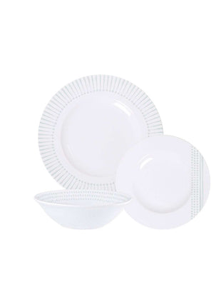 Tramontina Monocroma 12 Pcs. Fine Porcelain Dinner Set - Tramontina Store UK
