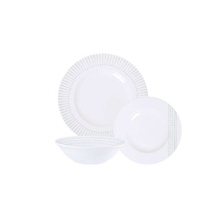 Tramontina Monocroma 12 Pcs. Fine Porcelain Dinner Set - Tramontina Store UK