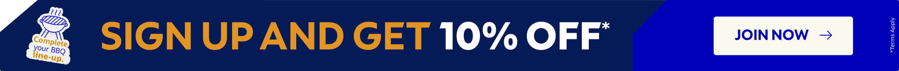 Sign Up and Get 10% OFF