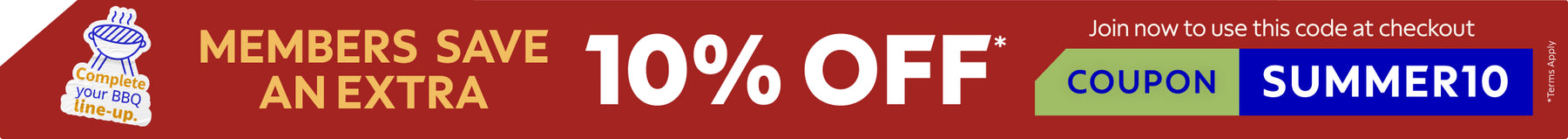 Sign Up and Get 10% OFF - Coupon Code SUMMER10