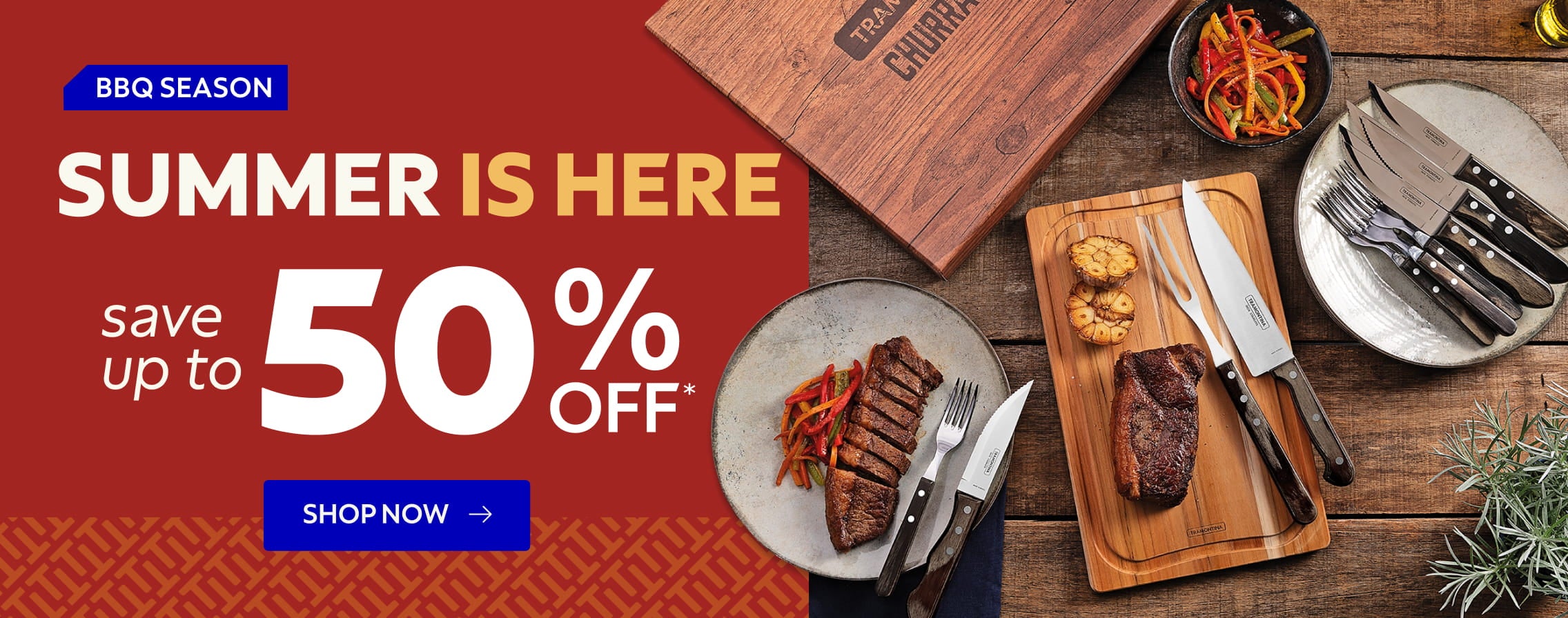 Summer is here. Save Up to 50% OFF