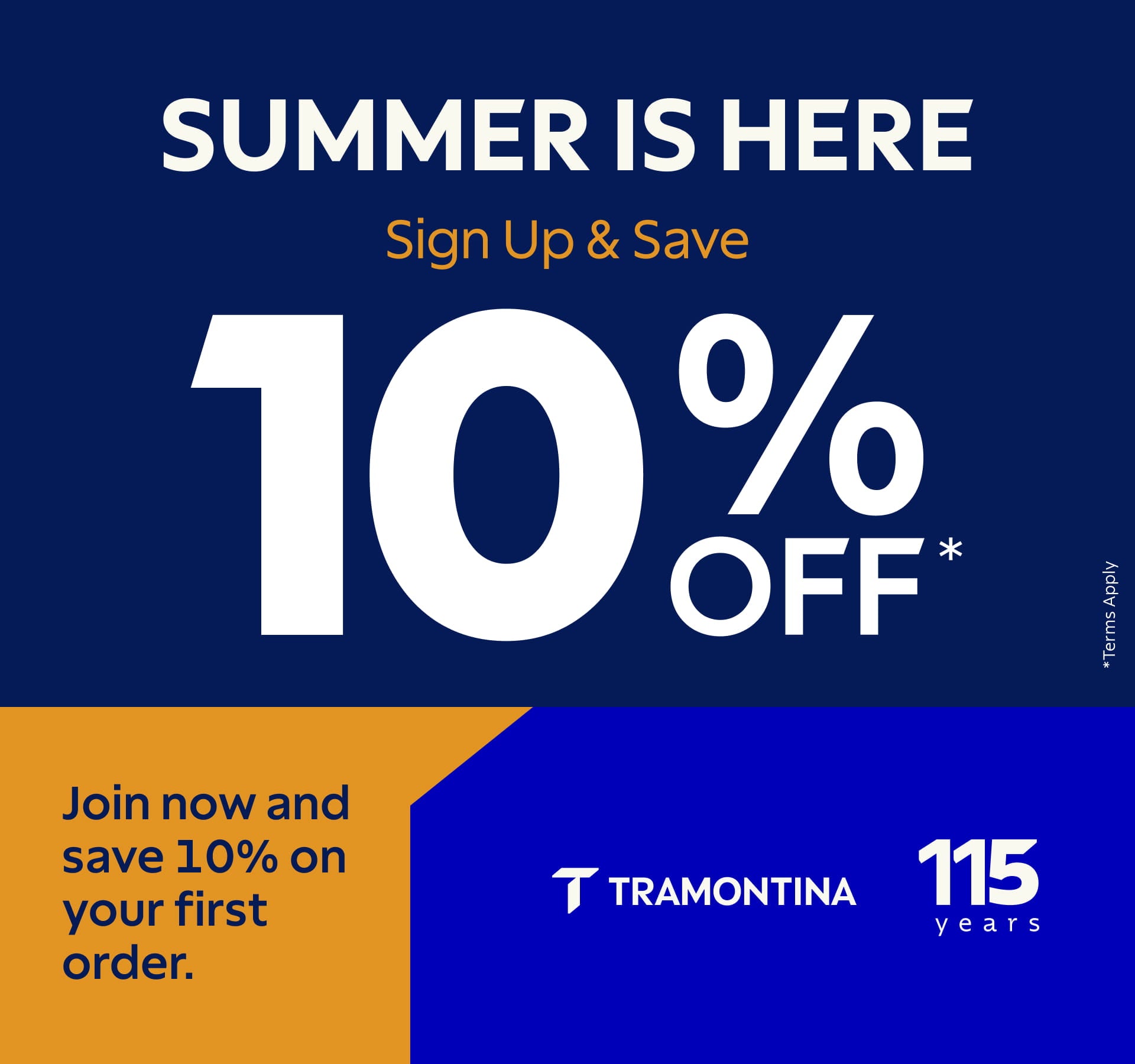 How about 10% OFF on your first order?