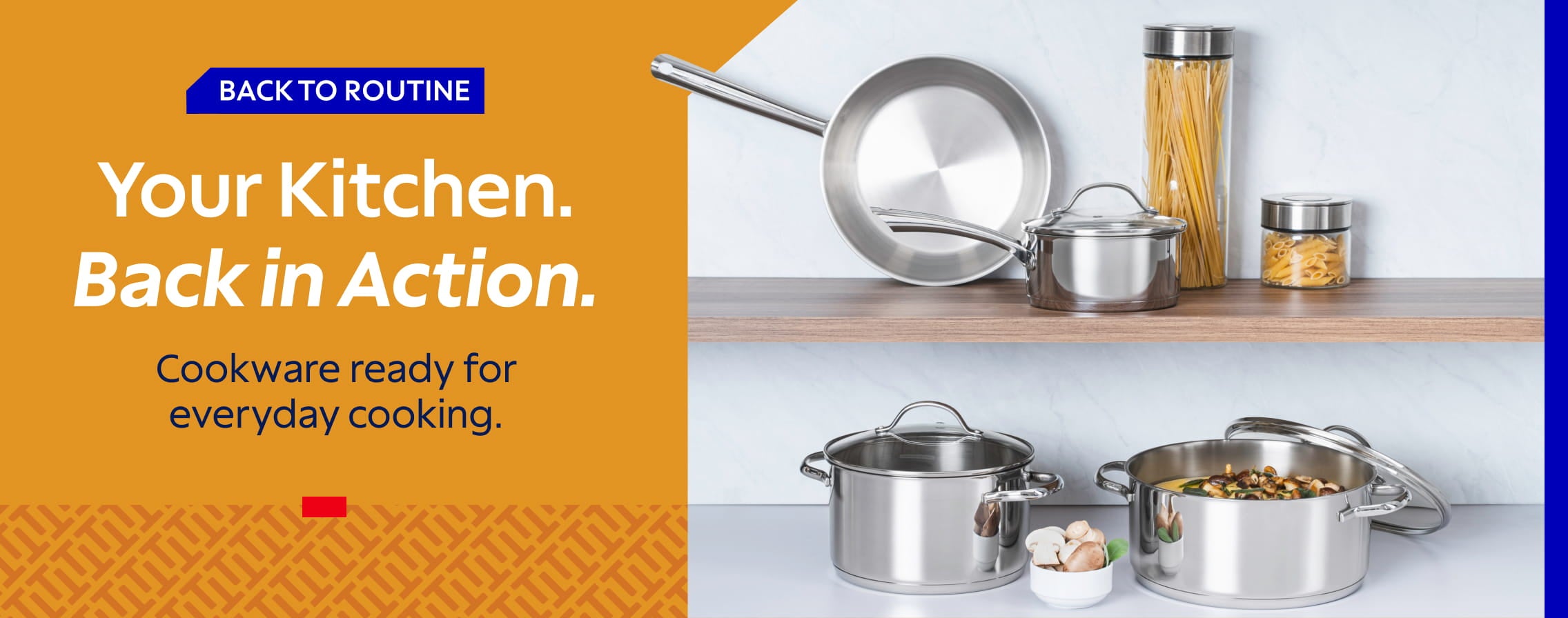 Back to routine - Your kitchen. Back in action