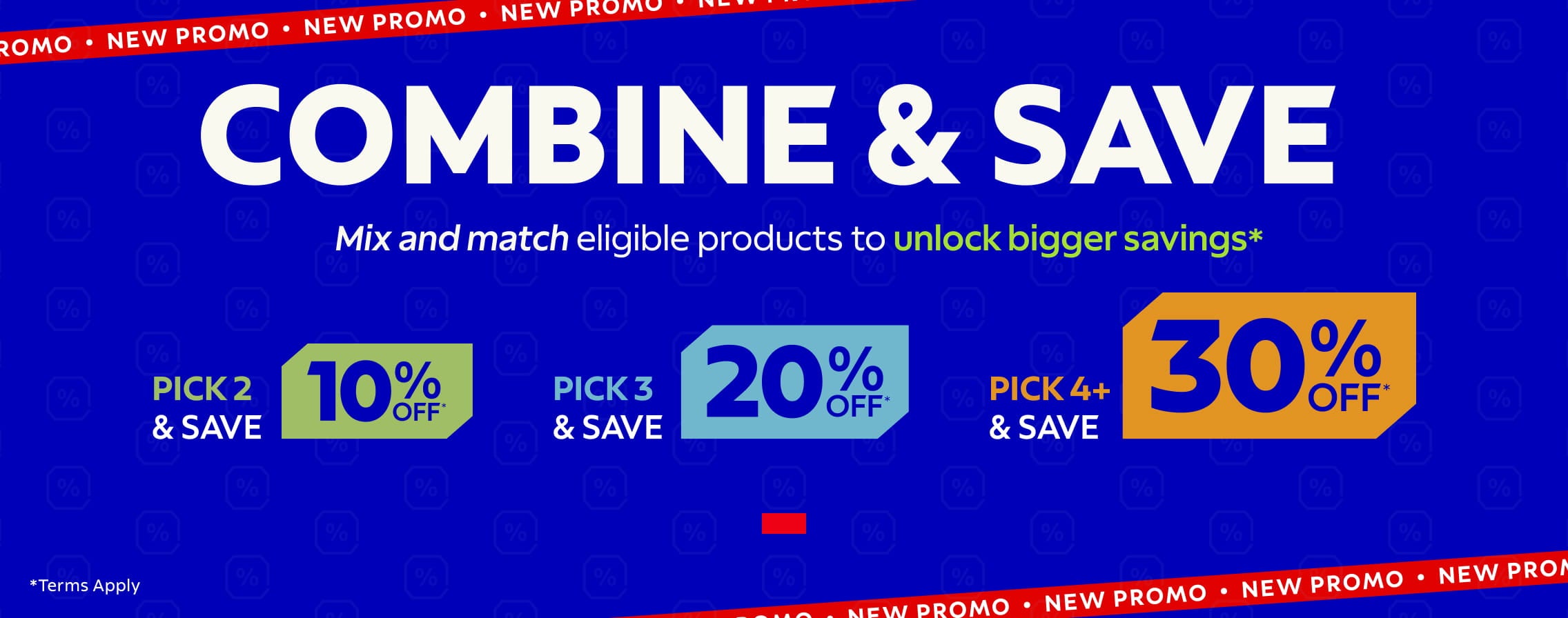 Combine & Save - Up to 30% OFF